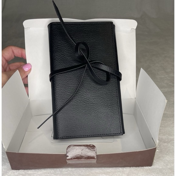Morelle & Co Other - Morelle & Co Black Travel‎ Jewelry Case Genuine Leather Organizer Fold Out Tri